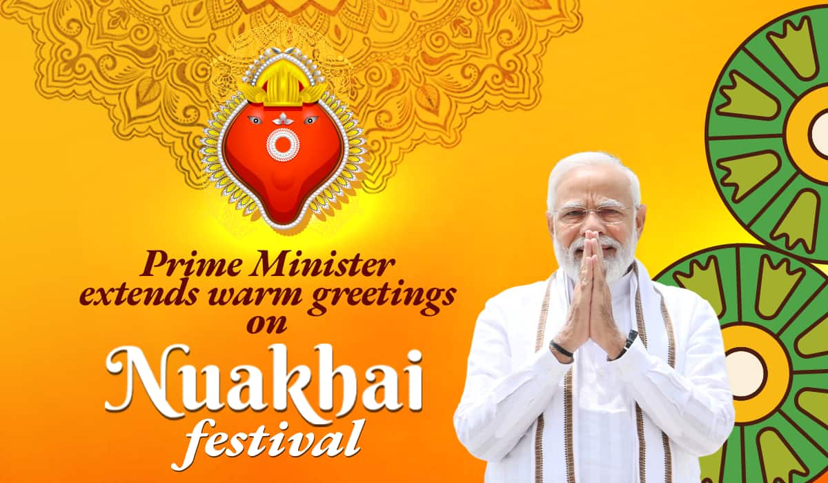 Prime Minister extends warm greetings on Nuakhai festival