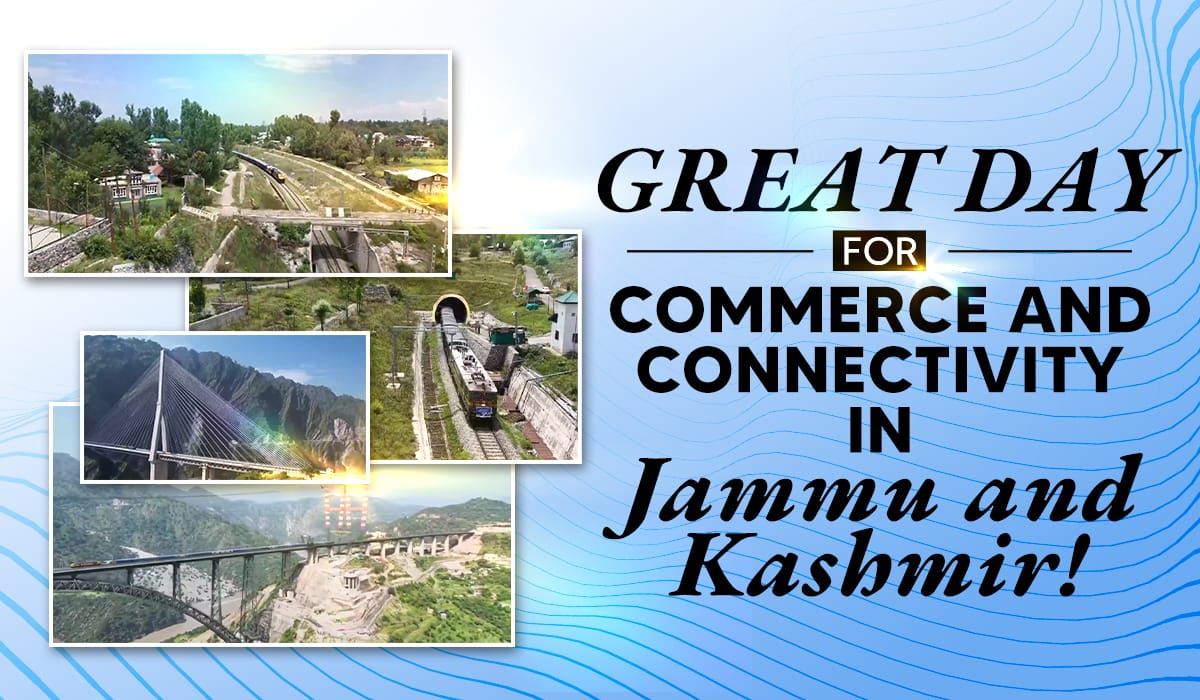 PM Modi hails arrival of first freight train to Kashmir Valley, calls it a great day for commerce and connectivity