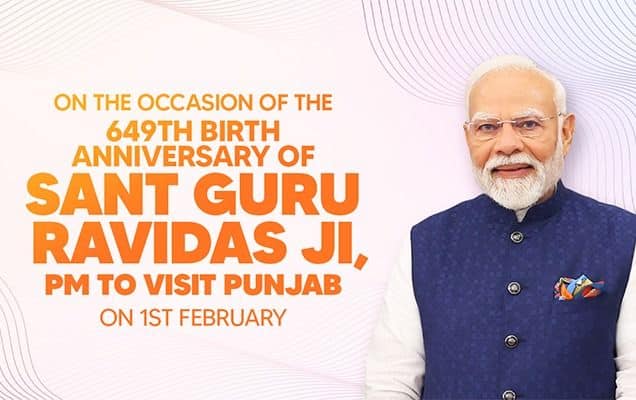 PM Modi to visit Dera Sachkhand Ballan in Punjab today, rename Adampur airport after Guru Ravidas