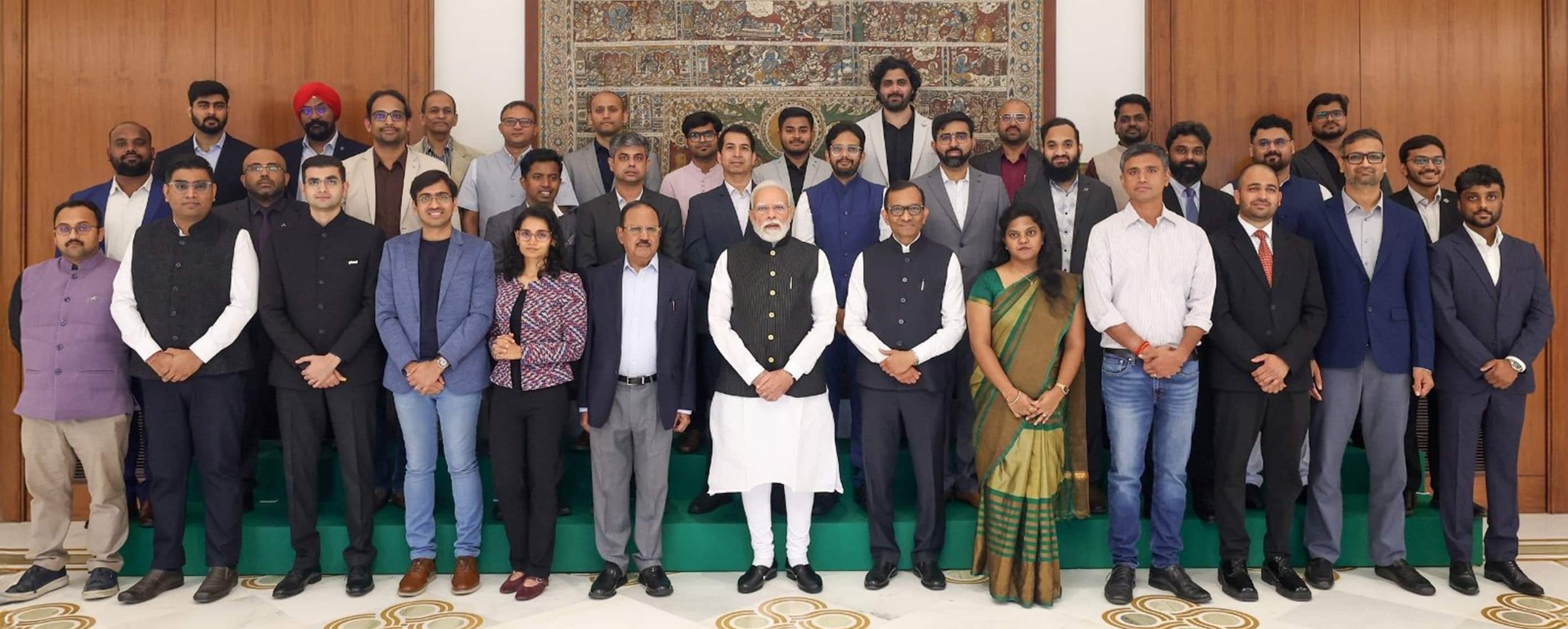 PM interacts with CEOs and Founders of Space Startups