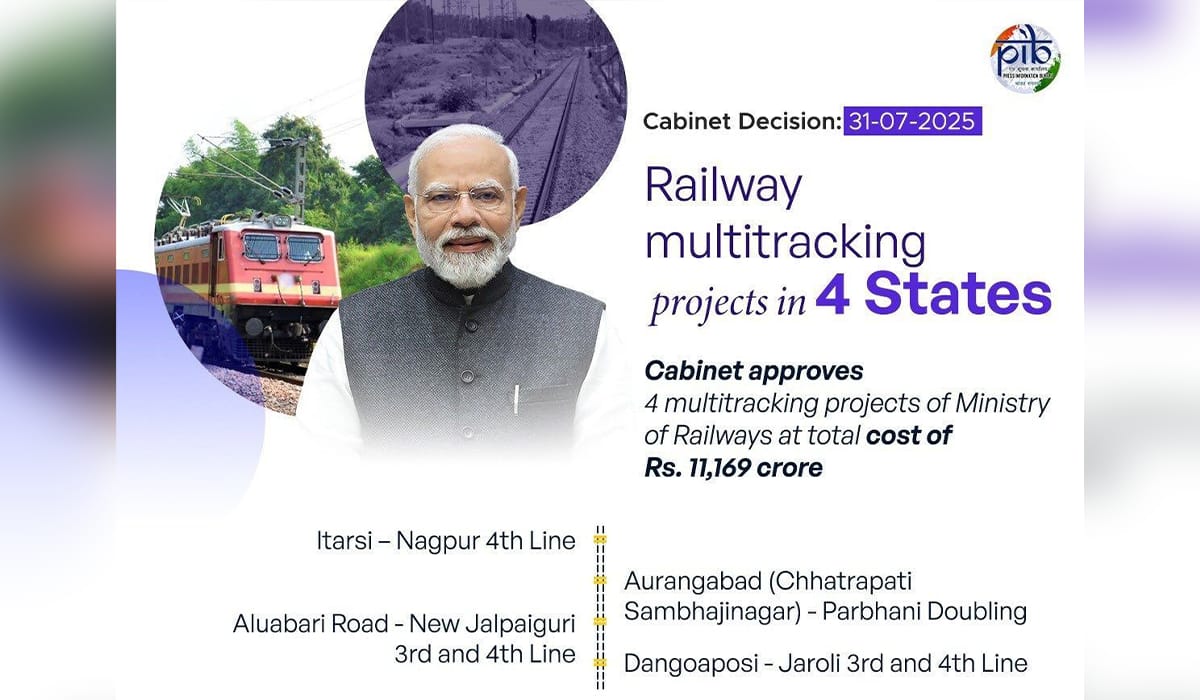 Cabinet Approves Four Rail Multitracking Projects Across Six States