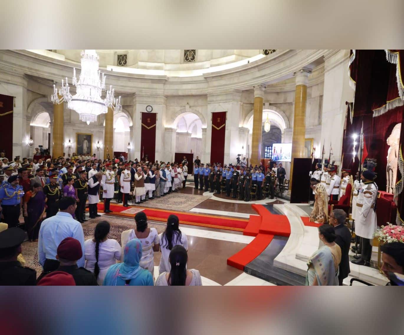 Prime Minister attends the Defence Investiture Ceremony 2026 (Phase-1)