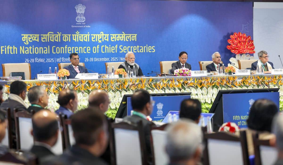 Prime Minister chairs the National Conference of Chief Secretaries