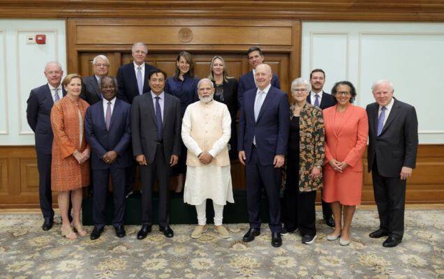 PM meets the the Board and key leadership of Goldman Sachs