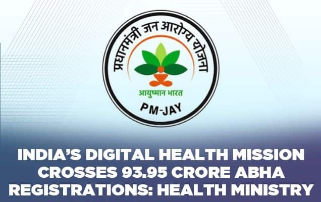 India’s digital health mission crosses 93.95 crore ABHA registrations: Health Ministry 