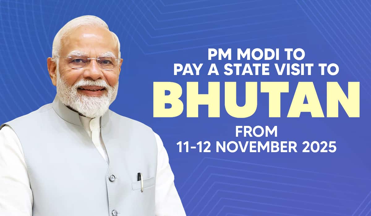Prime Minister Narendra Modi to pay a State visit to Bhutan from 11-12 November 2025