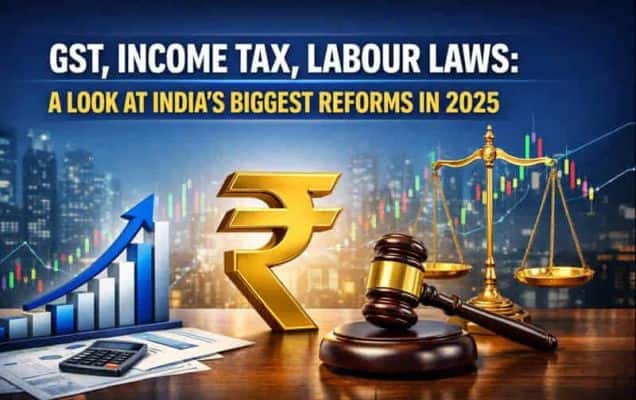 GST, income tax, labour laws: A look at India’s biggest reforms in 2025 