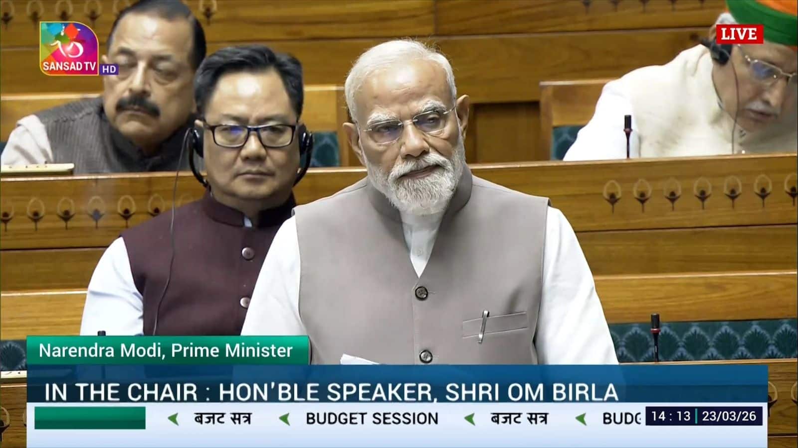 Text of PM’s remarks in the Lok Sabha on the ongoing conflict in West Asia