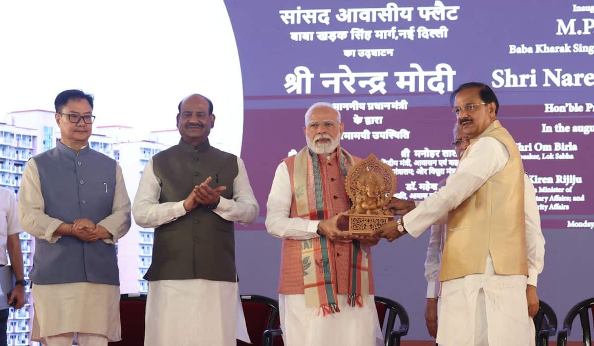PM Modi inaugurates newly constructed flats for Members of Parliament in New Delhi
