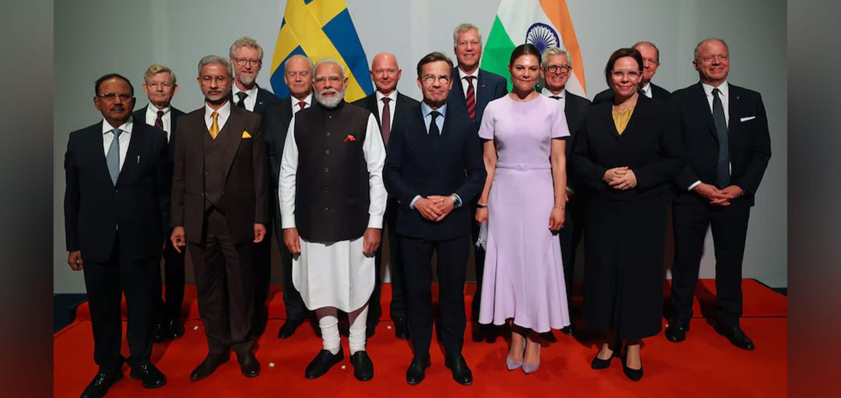 Prime Minister interacts with select Swedish Business leaders