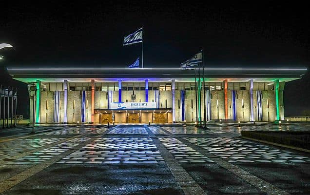 Israel's Knesset illuminates in tricolour ahead of PM Modi's visit 