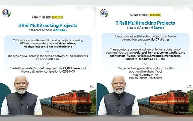 Union Cabinet approves rail, metro, airport projects worth Rs 12,236 crore 