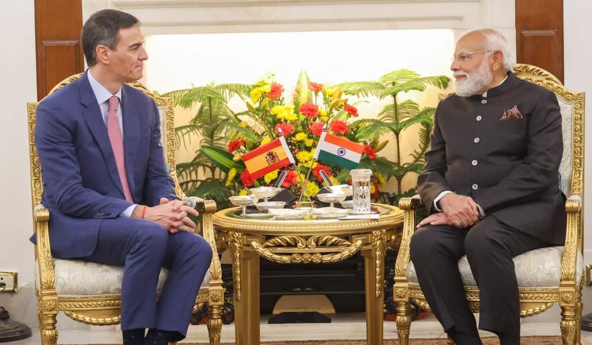 Meeting of Prime Minister with H.E. Mr. Petteri Orpo, Prime Minister of the Republic of Finland on the margins of the AI Impact Summit