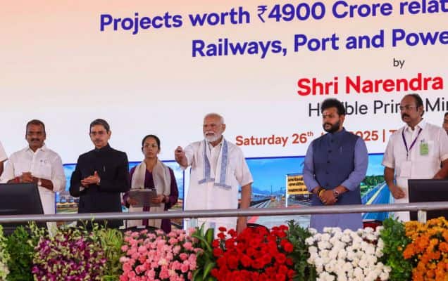 Infrastructure, energy backbone of state growth, says PM Modi; unveils ₹4,900 crore projects in Tamil Nadu