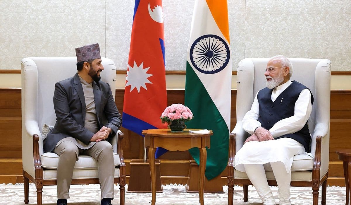 Chairman of the Rastriya Swatantra Party of Nepal meets Prime Minister