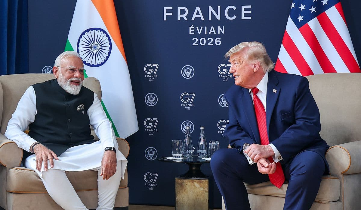 Prime Minister meets President of the United States of America on the sidelines of the G7 Summit in Evian