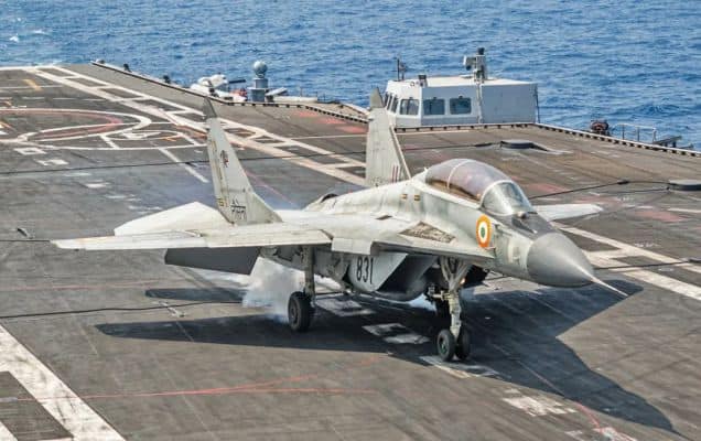 Navy pushes for desi systems for Russian-built MiG29K fleet to boost aircraft carrier ops