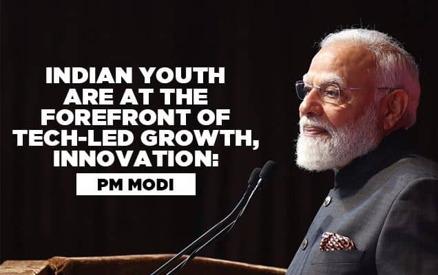 Indian youth are at the forefront of tech-led growth, innovation: PM Modi