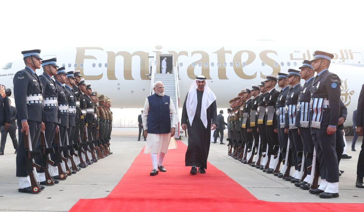 PM receives H.H. Sheikh Mohamed bin Zayed Al Nahyan, President of the UAE