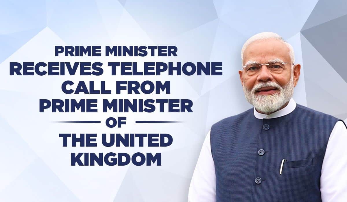 Prime Minister receives telephone call from Prime Minister of the United Kingdom