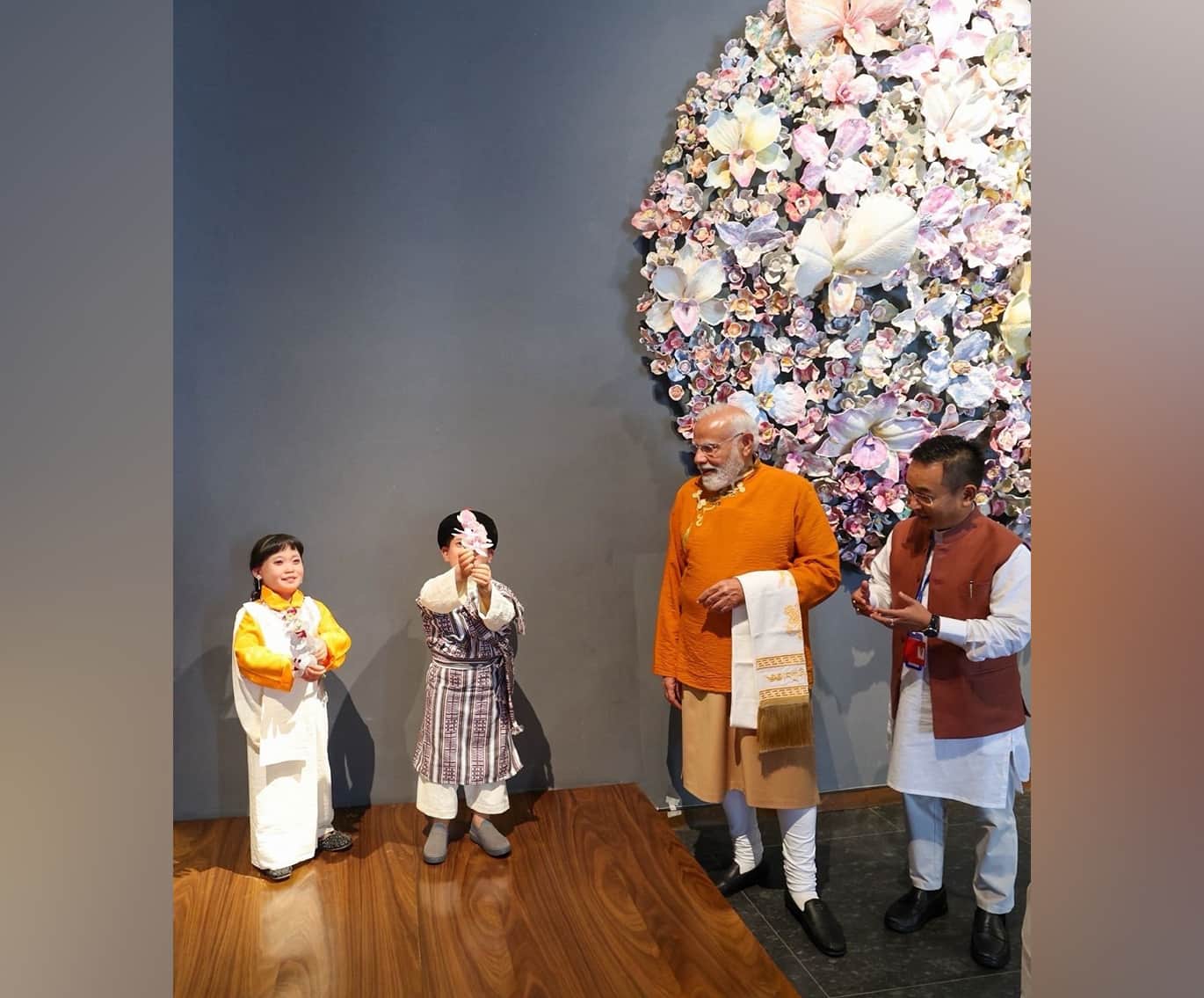 Prime Minister praises Sikkim’s extraordinary biodiversity during visit to Gangtok Orchidarium