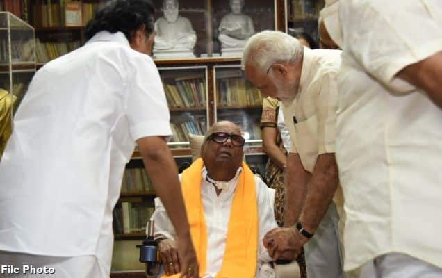 PM condoles the passing away of Kalaignar Karunanidhi