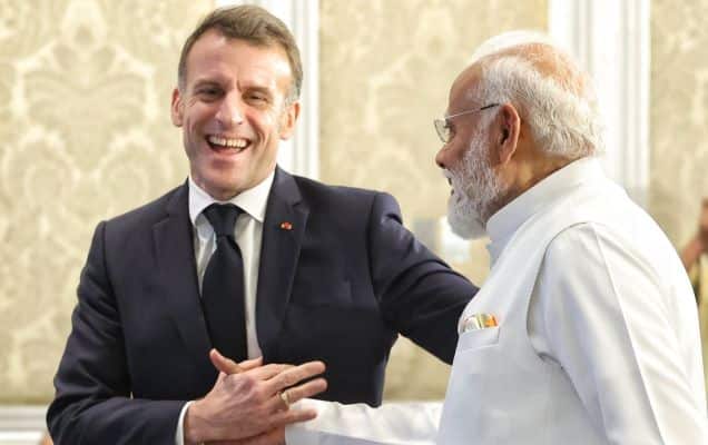Modi, Macron hold bilateral talks, elevate strategic ties to special status 