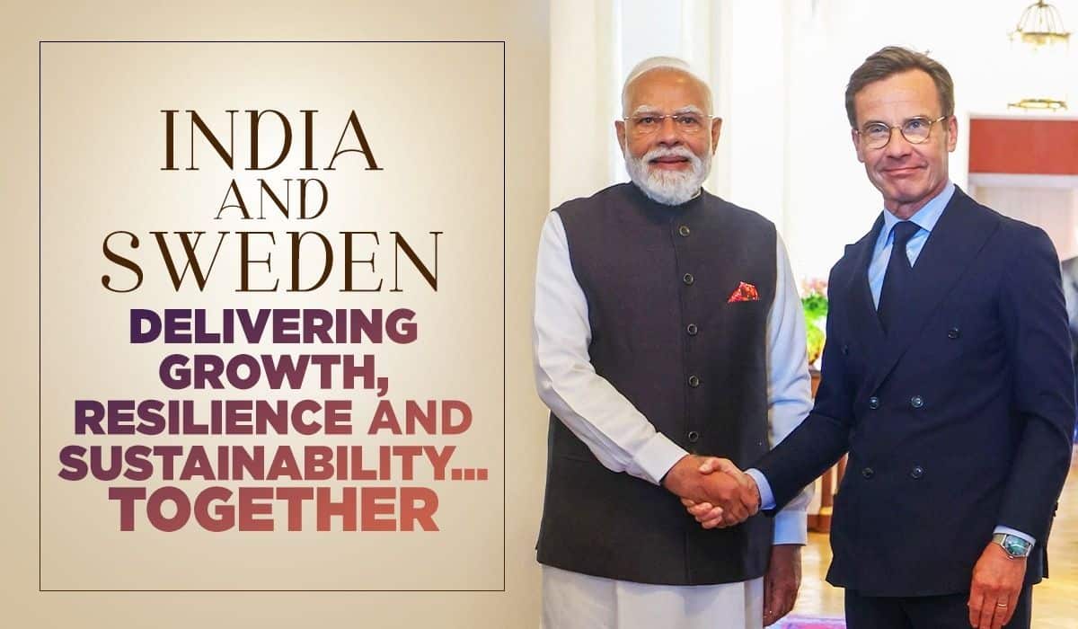 India and Sweden: Delivering growth, resilience and sustainability… together