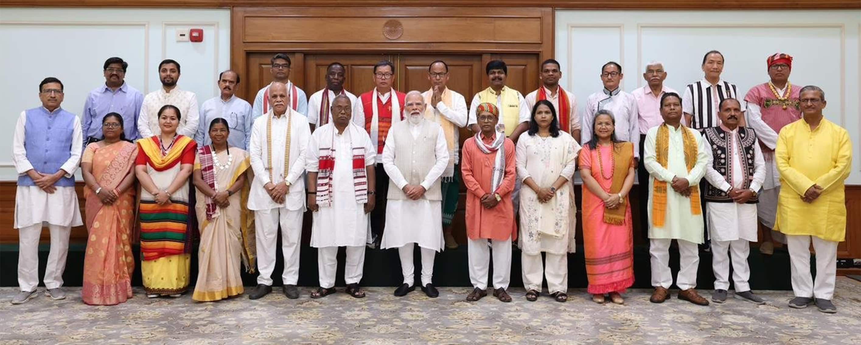 Prime Minister meets representatives of Janjati Suraksha Manch