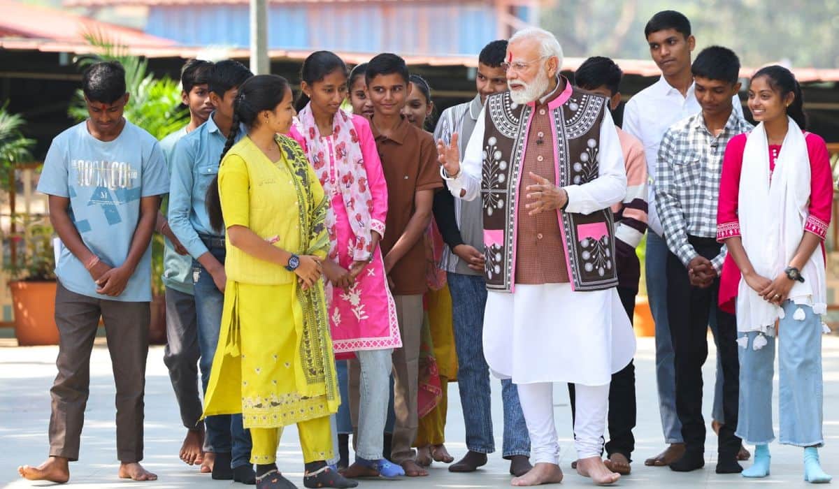 PM Modi shares glimpses of his interaction with students from multiple locations in the second episode of Pariksha Pe Charcha 2026