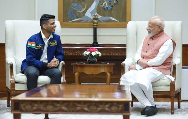 ‘Today, Indian kids know they can go to space’: Shubhanshu Shukla tells PM Modi his crewmates are excited about Gaganyaan