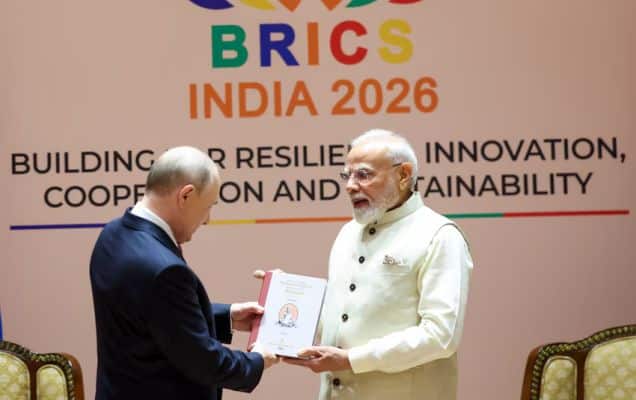 PM gifts Putin Russian version of Tamil text 'Thirukkural' 