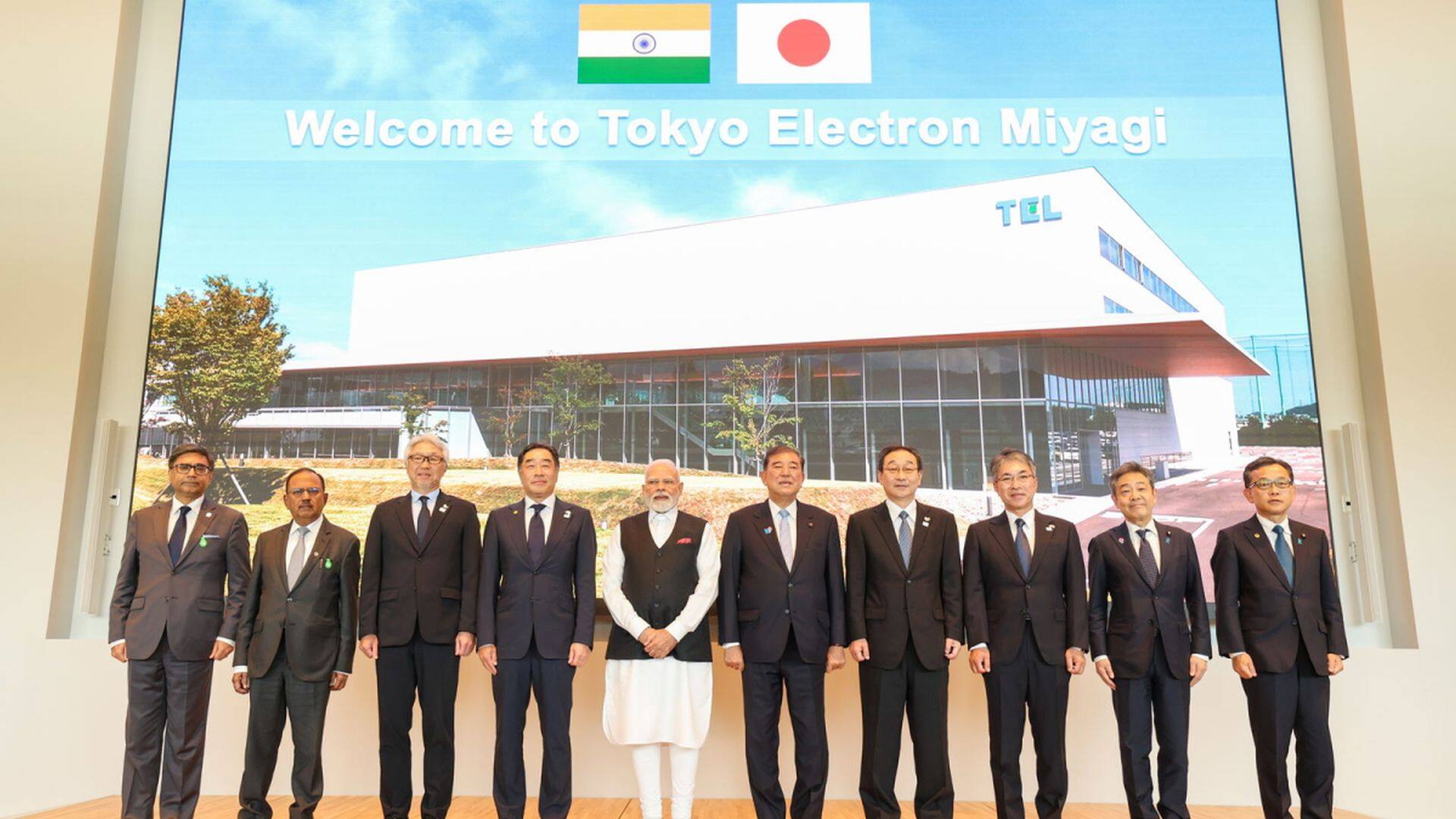 વડાપ્રધાને મિયાગી પ્રીફેક્ચરના સેન્ડાઈમાં સેમિકન્ડક્ટર સુવિધાની મુલાકાત લીધી