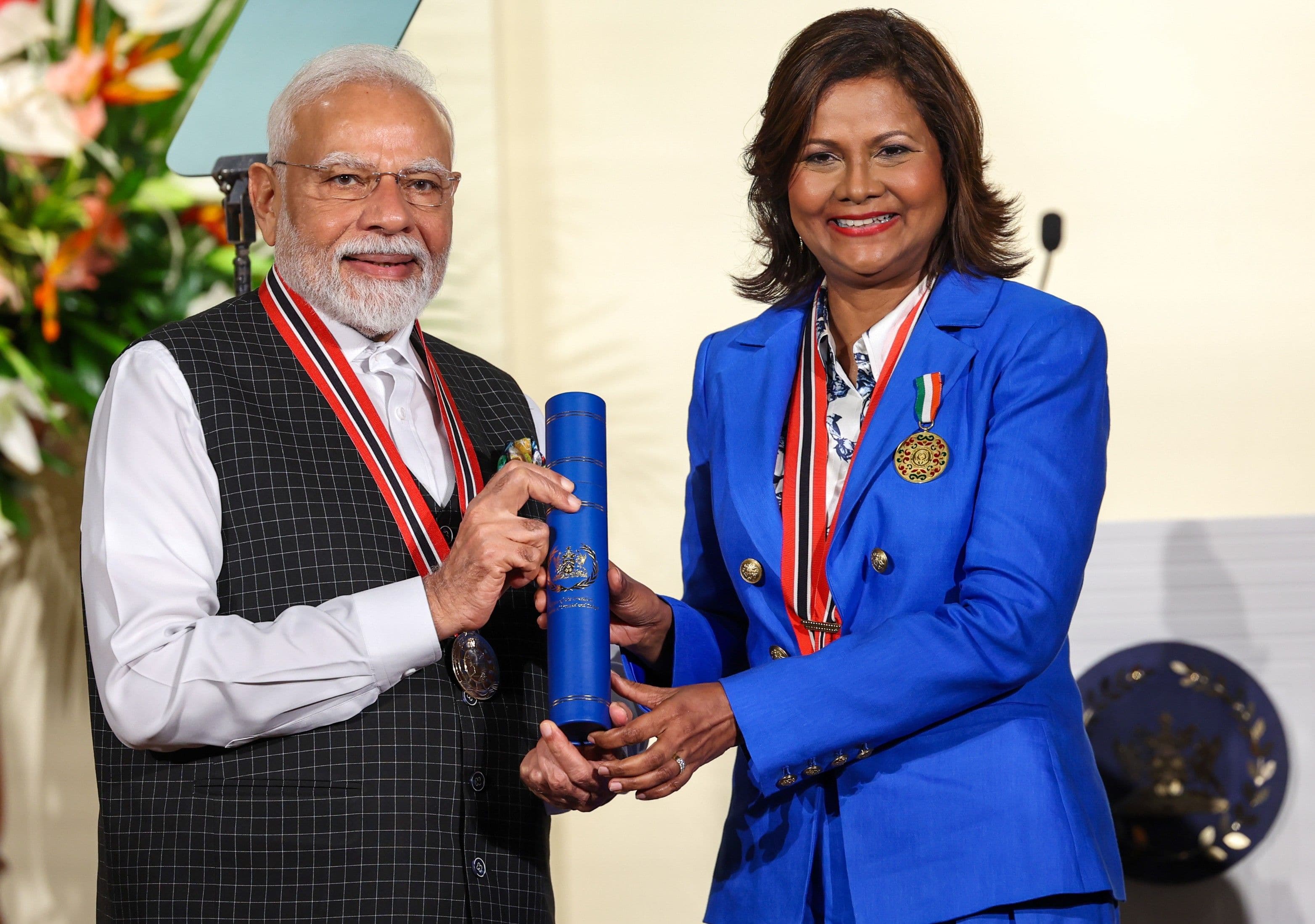 PM Modi conferred with highest national award, the ‘Order of the Republic of Trinidad & Tobago