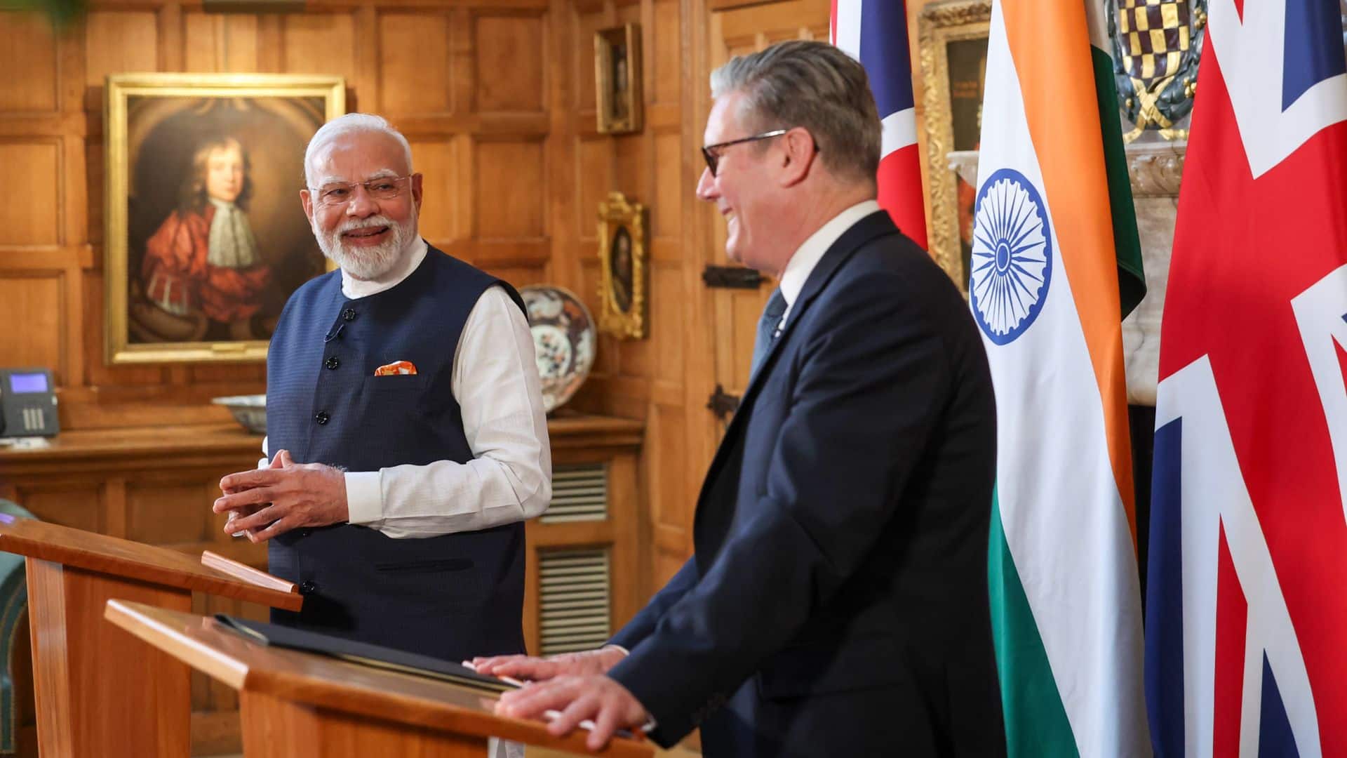 Press Statement by Prime Minister during Joint Press Statement with Prime Minister of United Kingdom