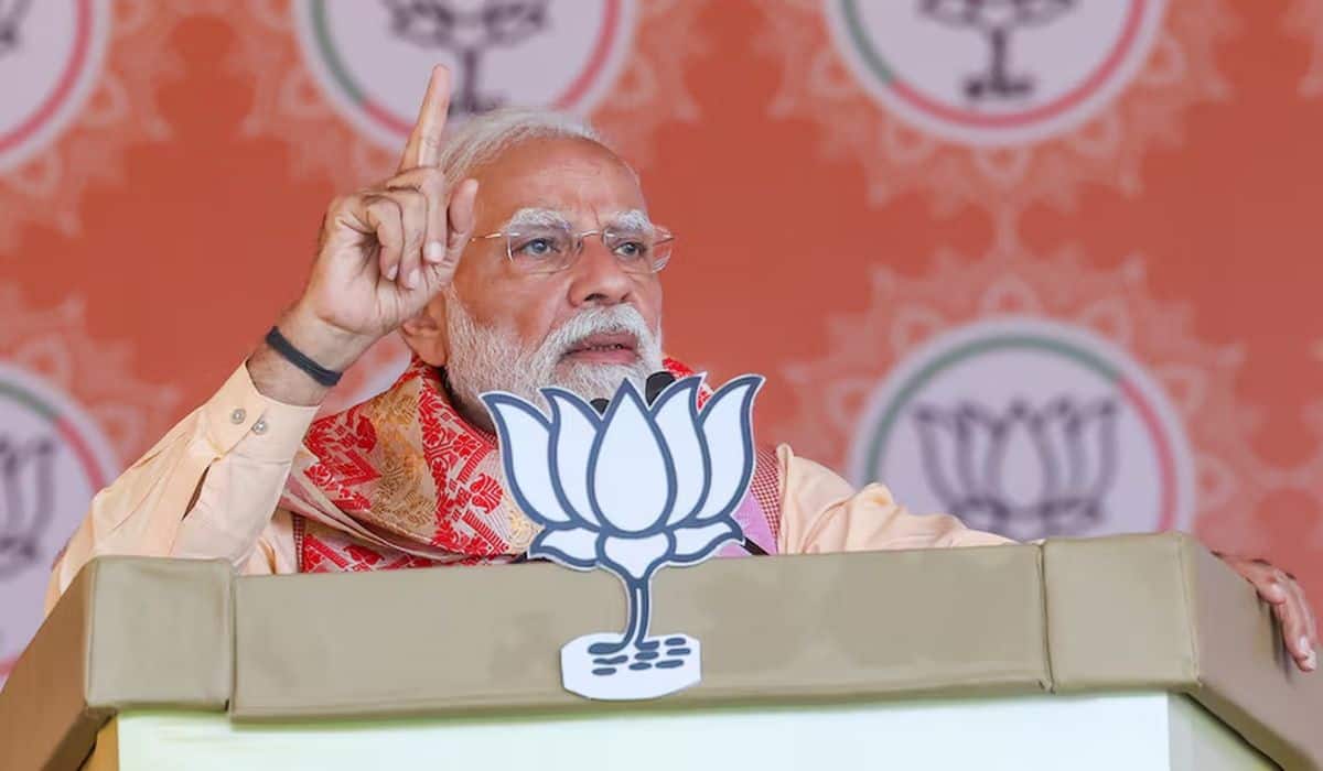 Transcript and Tag for PM Modi participates in a massive public meeting in Biswanath, Assam