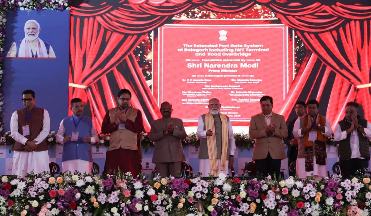 PM Modi launches various development projects worth around  ₹830 crore in Singur, West Bengal
