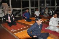 PM doing Yoga