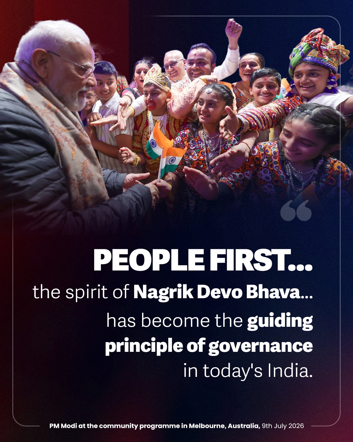 People First... the spirit of Nagrik Devo Bhava... has become the guiding principle of &hellip;