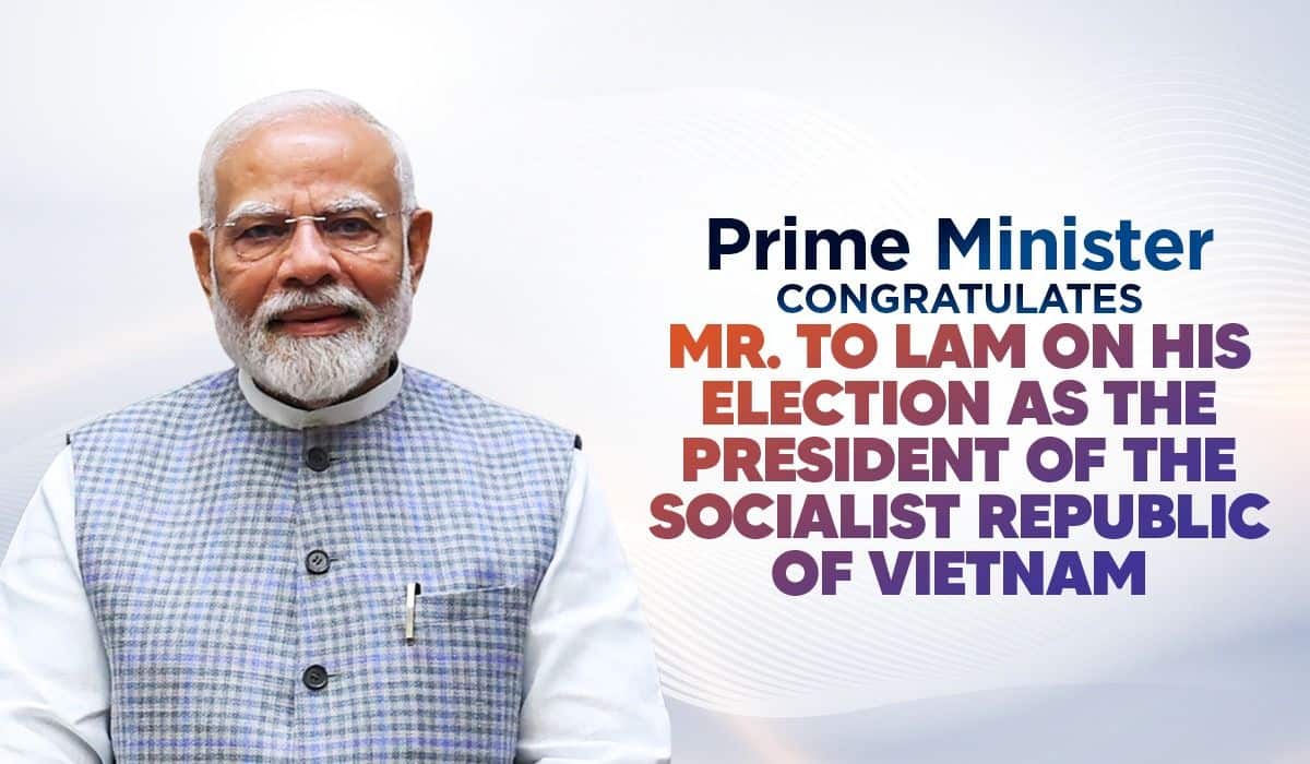 Prime Minister congratulates Mr. To Lam on his election as the President of the Socialist Republic of Vietnam