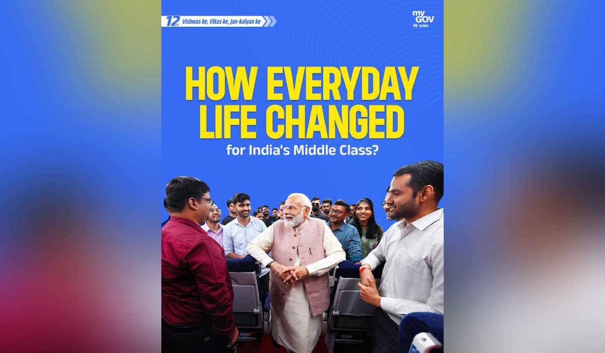Prime Minister highlights Government’s efforts to enhance Ease of Living for the middle class