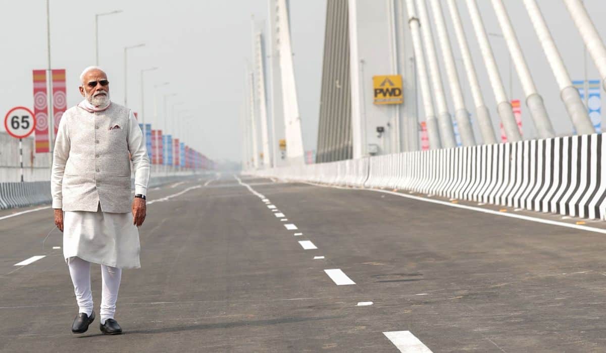 Prime Minister inaugurates Kumar Bhaskar Varma Setu in Guwahati, Assam