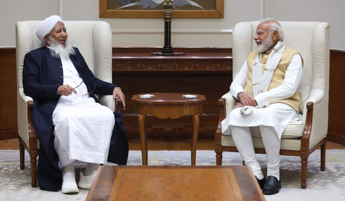 Grand Mufti of India Sheikh Abubakr Ahmad meets Prime Minister