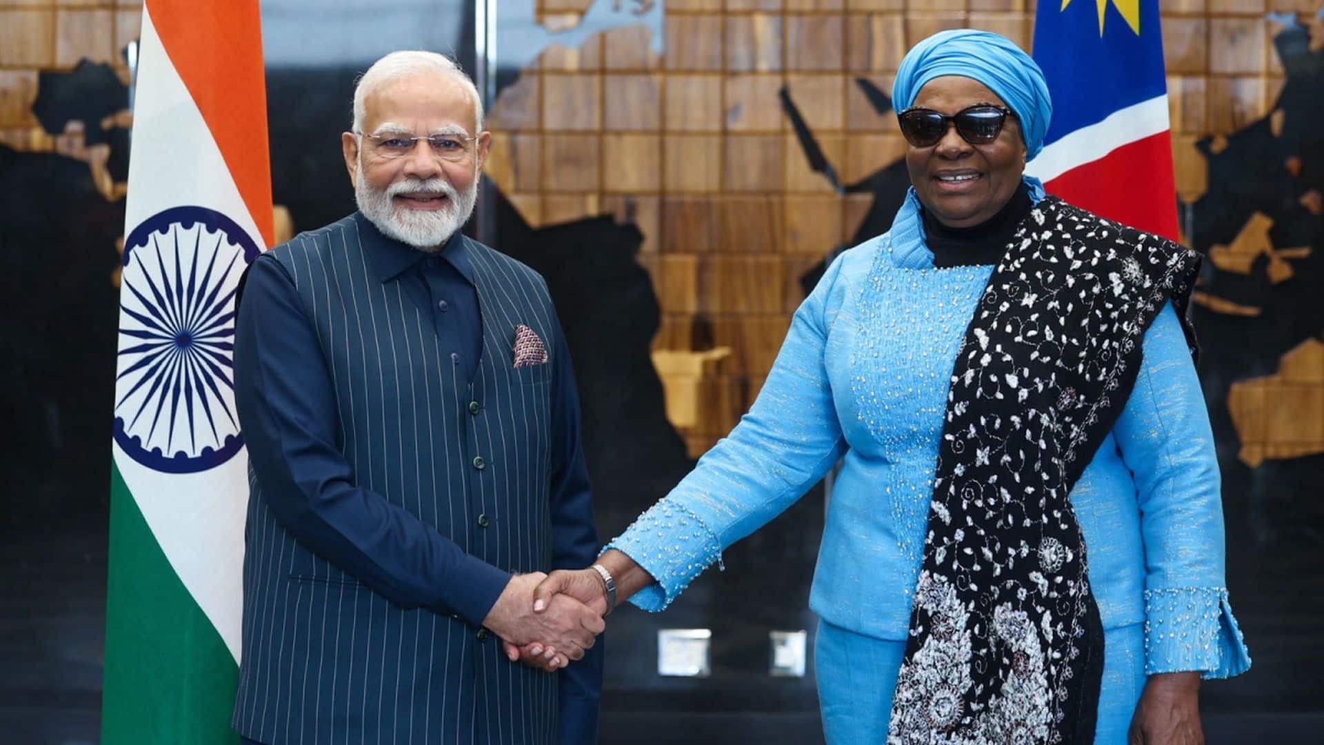 Prime Minister meets with the President of Namibia 