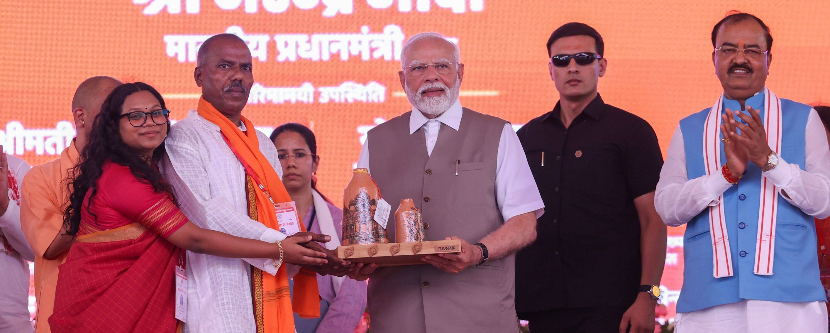 PM Modi lays foundation stone, inaugurates various projects worth around Rs 47,600 crore at Kanpur, Uttar Pradesh
