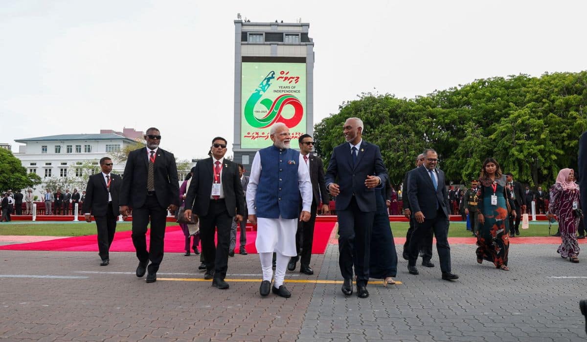 Prime Minister attends the 60th anniversary celebrations of the independence of Maldives as Guest of Honour