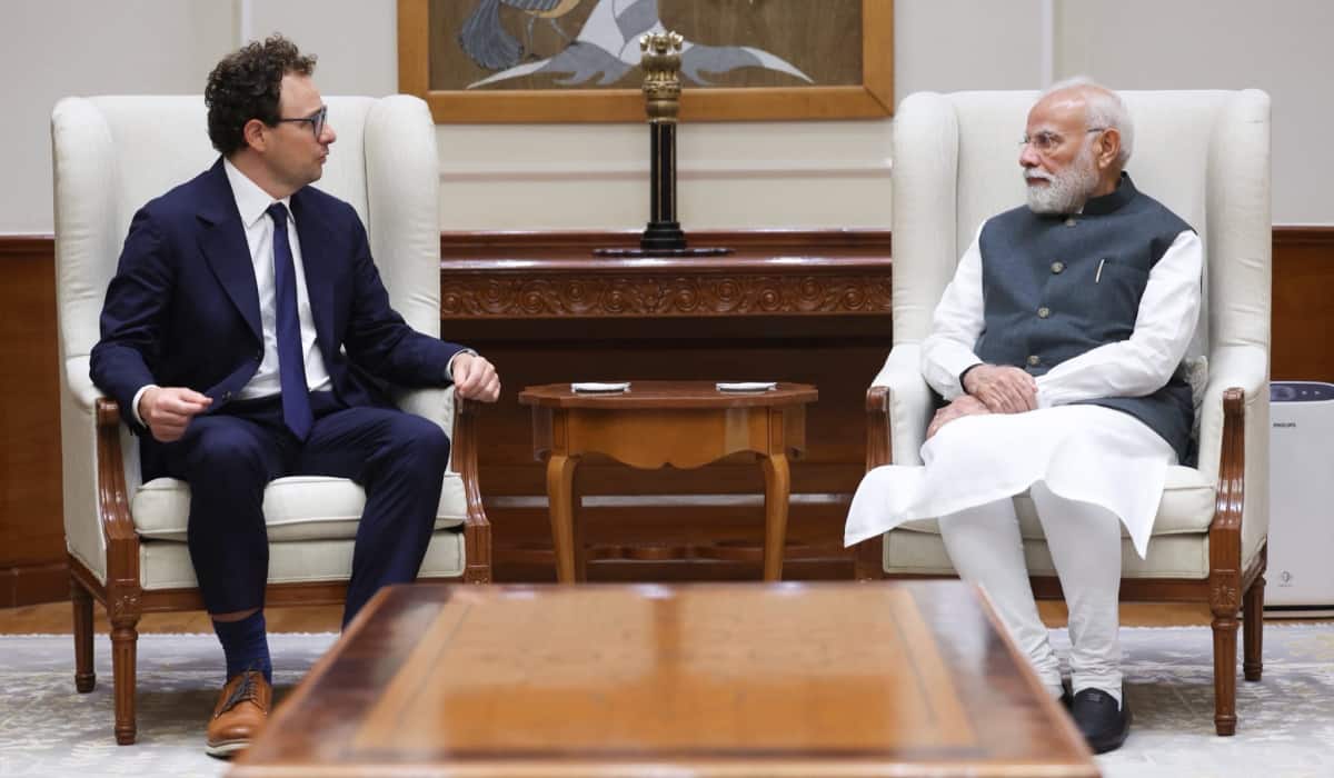 اینتھروپک کے سی ای او  ڈاریو امودئی نے وزیر اعظم سے ملاقات کی