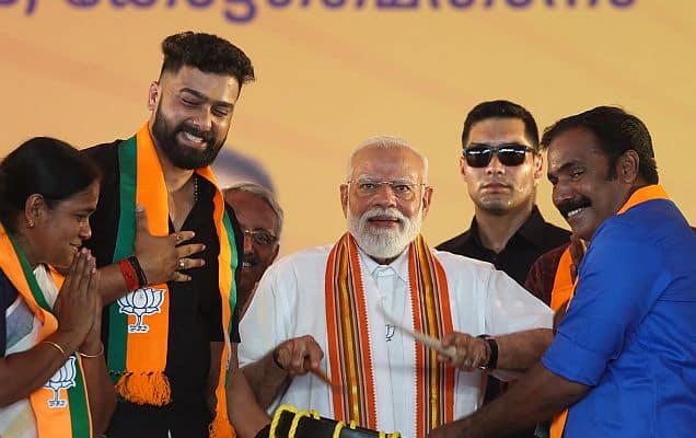 PM Modi Plays Traditional Chenda Drum In Palakkad Ahead Of Kerala Polls | Watch 