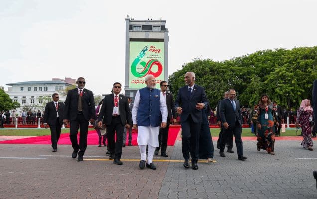 Maldives President Praises Ties with India, Calls PM Modi 