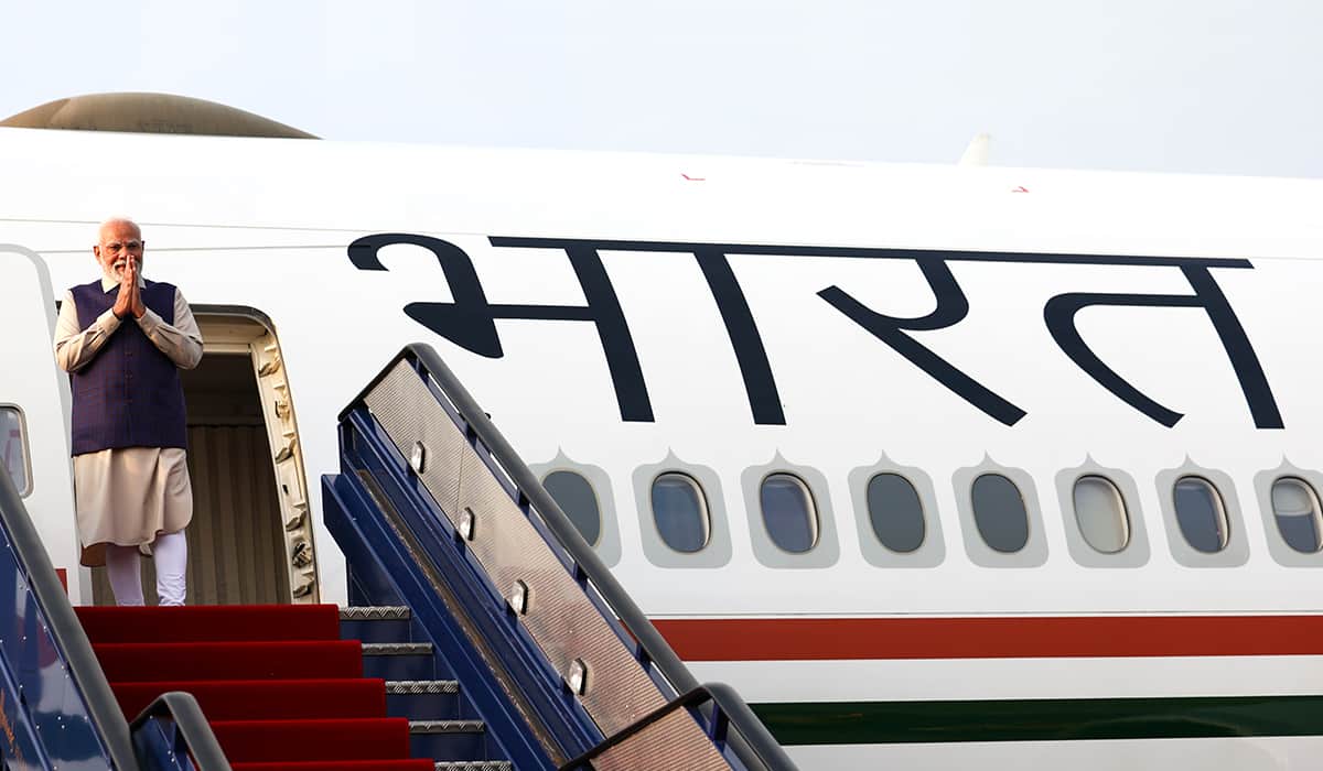 PM Modi arrives in London, United Kingdom 